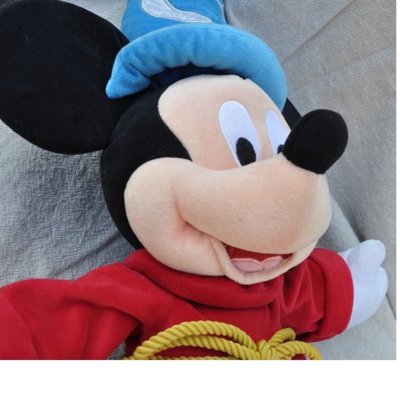 Sorcerer Mickey Mouse 24 inch plush stuffed animal Disney (50) - Picture 5 of 8